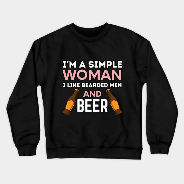 I'm a simple woman Crewneck Sweatshirt by Hoatzon